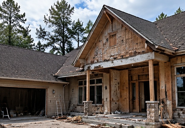 S&F Construction project before renovation